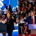 Harris and Trump take divergent paths in a tied race