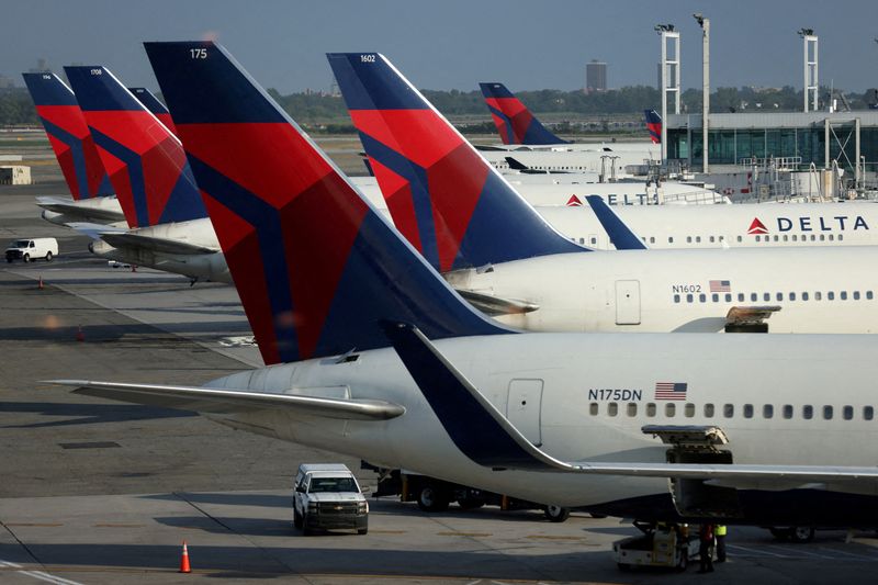 Delta forecasts fourth-quarter revenue below estimates, shares fall