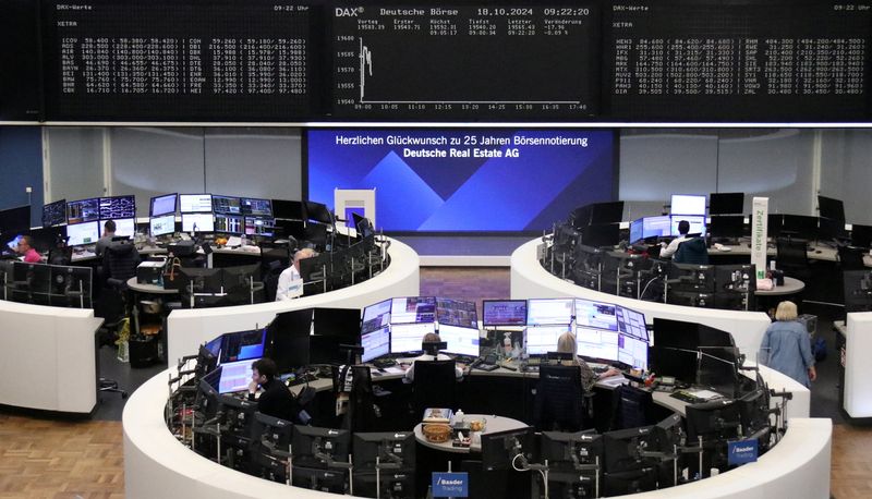 European shares headed for weekly gains after ECB rate cut