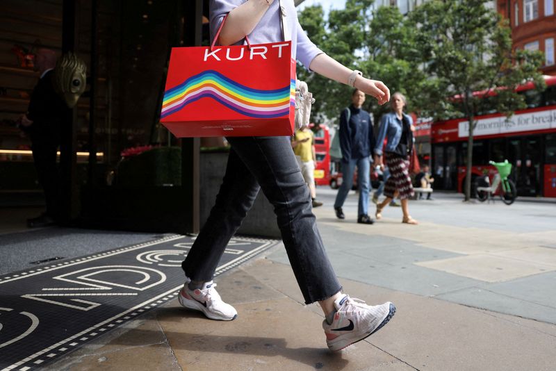 UK consumers defy their budget worries to shop more