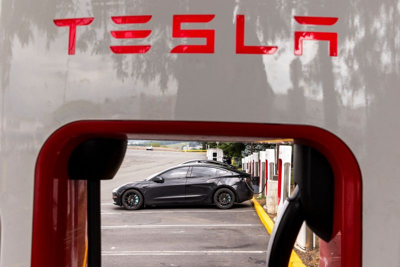 Tesla expects slight growth in 2024 vehicle deliveries, shares jump