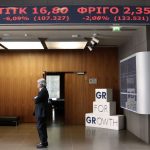 Greece stocks lower at close of trade; Athens General Composite down 0.17%