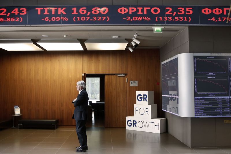 Greece stocks lower at close of trade; Athens General Composite down 0.17%