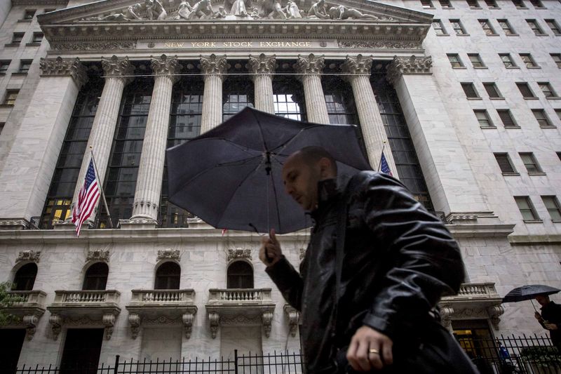 U.S. stocks lower at close of trade; Dow Jones Industrial Average down 0.14%