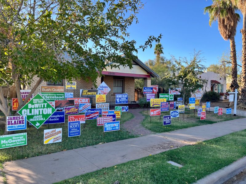 This campaign sign graveyard is bringing election losers back from the dead