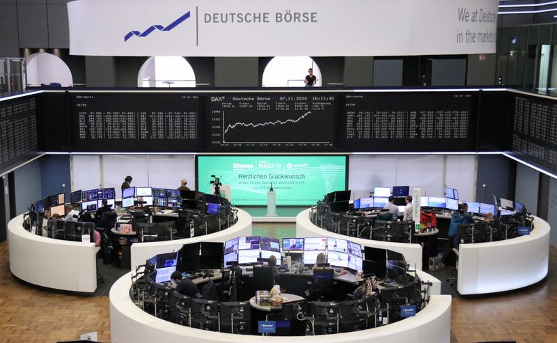 European shares log third week of declines on China, tariff jitters