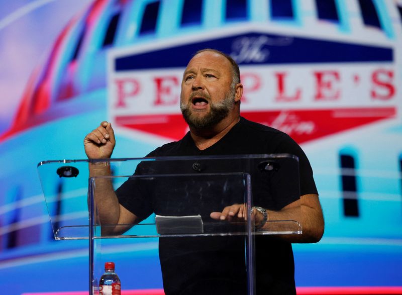 Parody news website the Onion buys Alex Jones’ Infowars out of bankruptcy