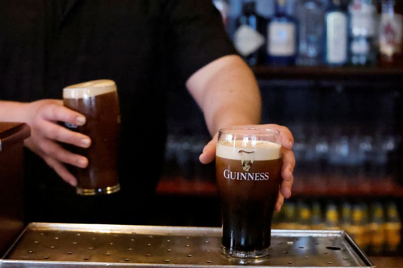 Analysis-Price hikes offer chance for Guinness rivals as Diageo pushes zero alcohol brew