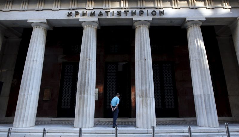 Greece stocks lower at close of trade; Athens General Composite down 0.00%