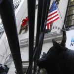 U.S. stocks higher at close of trade; Dow Jones Industrial Average up 0.16%