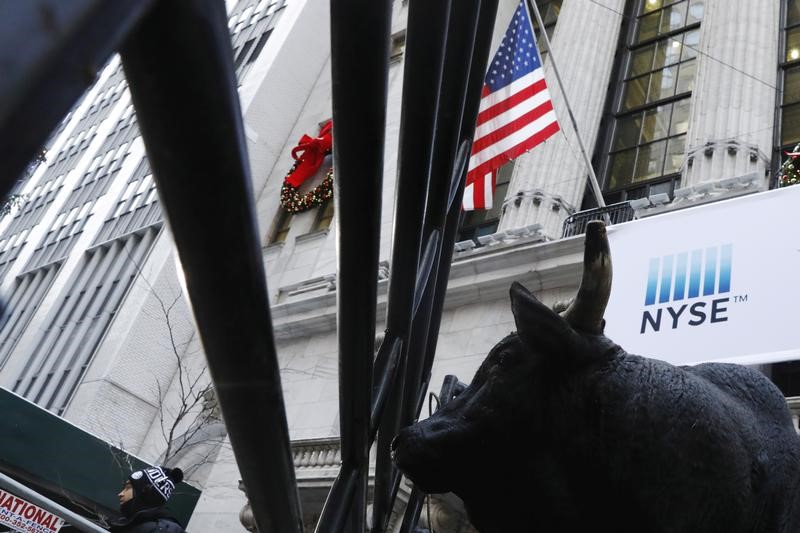 U.S. stocks higher at close of trade; Dow Jones Industrial Average up 0.16%