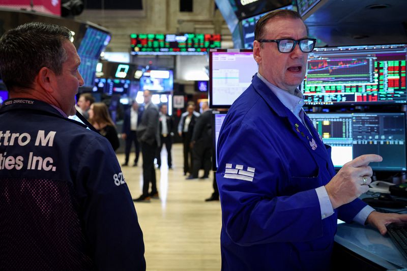 Wall St indexes fall with inflation data and rates in focus