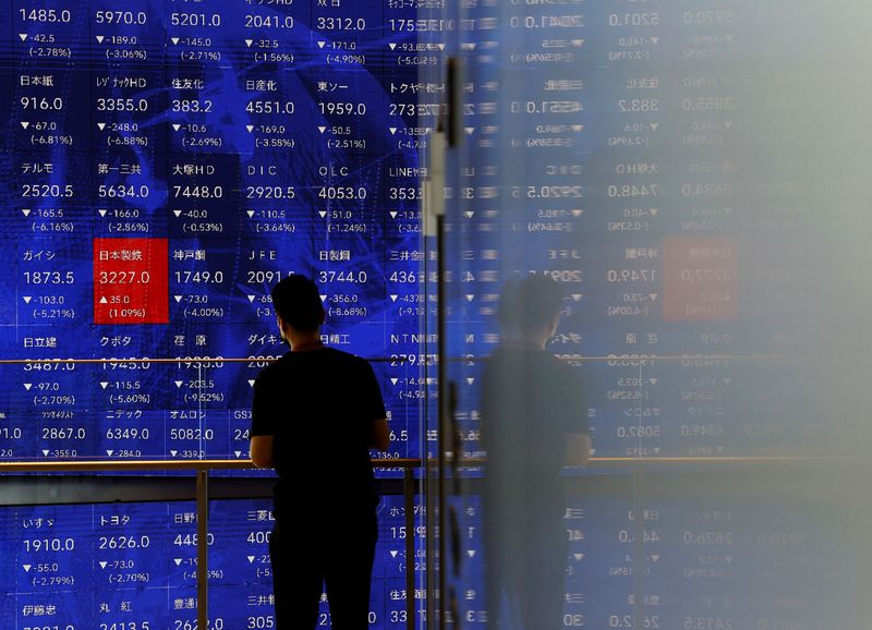 Asian shares fall, long-dated Treasuries set for worst week in a year