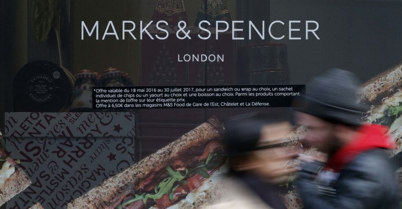 M&S sees strong Christmas food sales, clothing growth modest