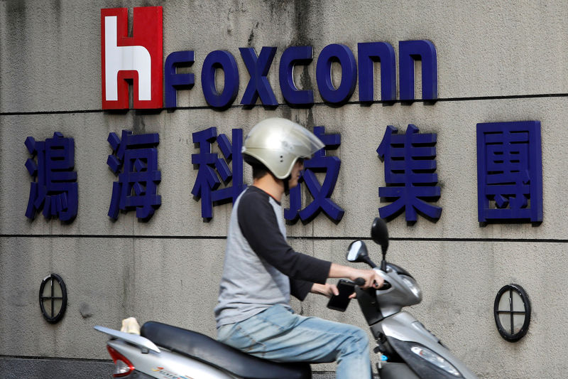 Foxconn shares climb following record Q4 revenue