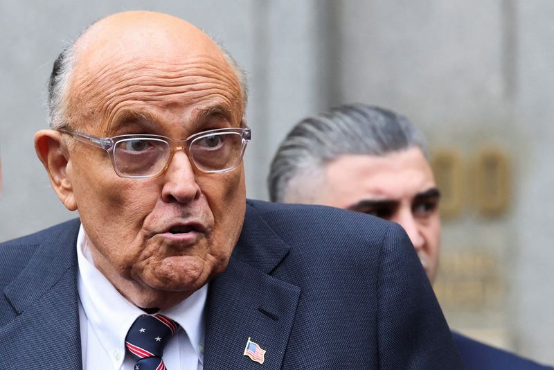 Judge to weigh holding Giuliani in contempt in Georgia election workers case