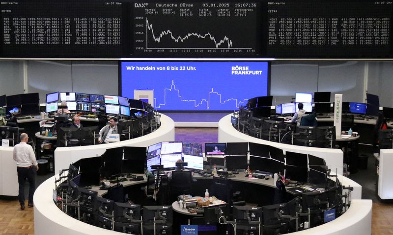 Chip stocks boost European shares at start of data-heavy week