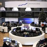 European shares on track for fourth straight weekly gain as yields fall