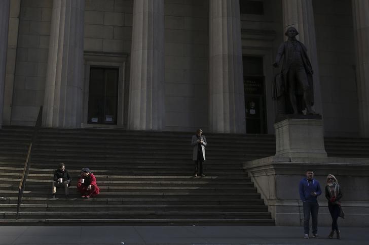 U.S. stocks lower at close of trade; Dow Jones Industrial Average down 0.42%