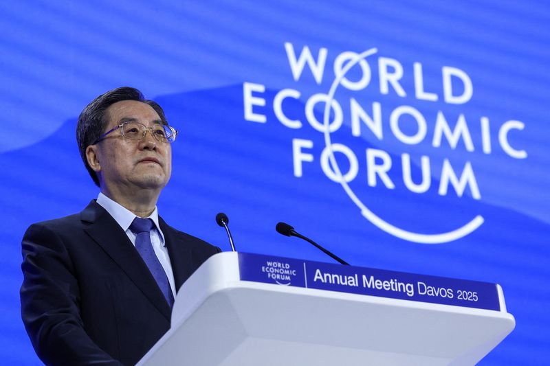 China’s Vice Premier lunches with Dimon, Schwarzman and other Davos financiers