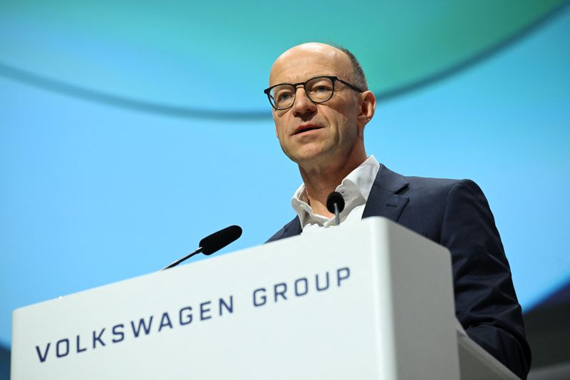 Volkswagen to make added investments in United States, CFO says at Davos