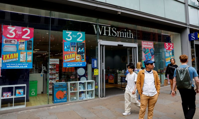 UK’s WH Smith says it is exploring potential sale of high street arm